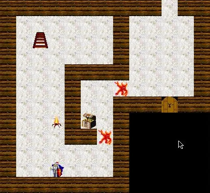A scene from Yipe III, Kevin Kinell's earlier independent role-playing game.