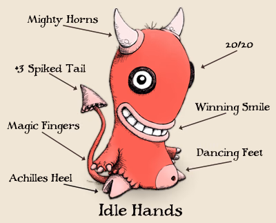 Dylan Sisson 的怪獸創作《Idle Hands》